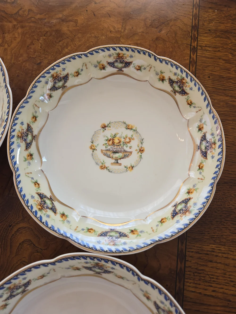 Set of 4 Haviland Limoges Charm Coupe Soup Bowls 7.75